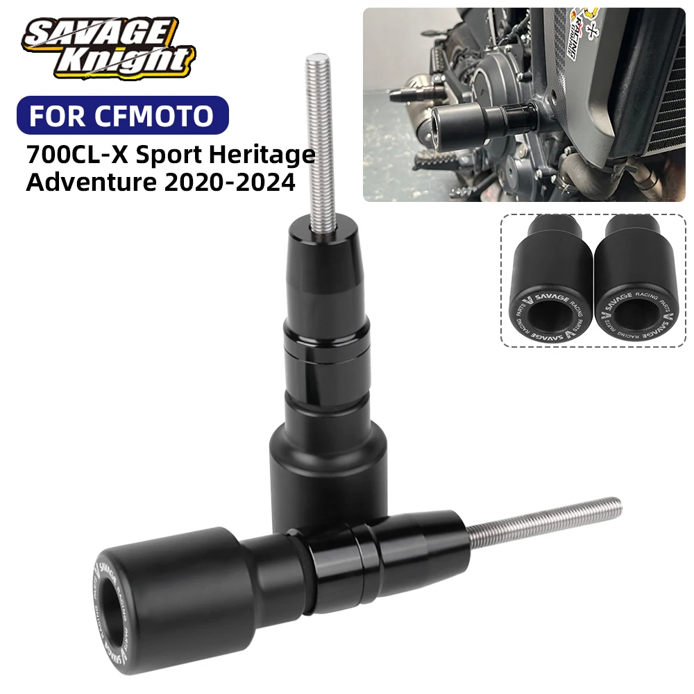 

Motorcycle Frame Sliders Crash Guard Protector For CFMOTO 700CL-X 700CLX CLX700 700 CL-X 2020-2024 Falling Protection Sliders