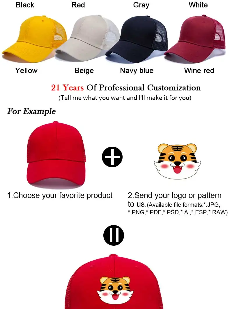 Großhandel Baseballkappen für Herren, Freizeitkappen für Damen, Mesh-Hüte, Unisex-Hüte, Hüte mit individuellem Logo, bestickte Hüte – Detail 2