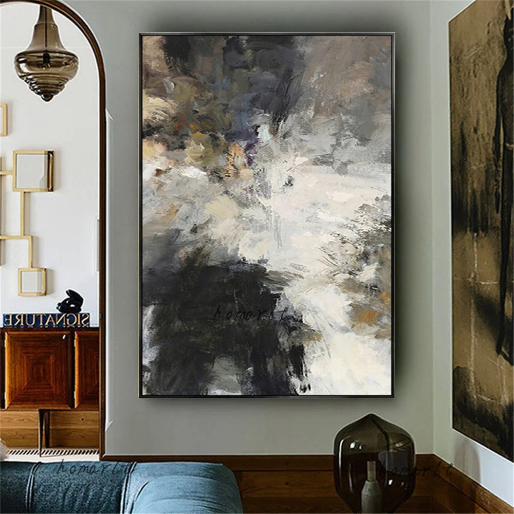 Home Aesthetics Decor Painting Handmade Texture Hanging Paintings Apartment Hotel Abstract Canvas Oil Picture For Living Room