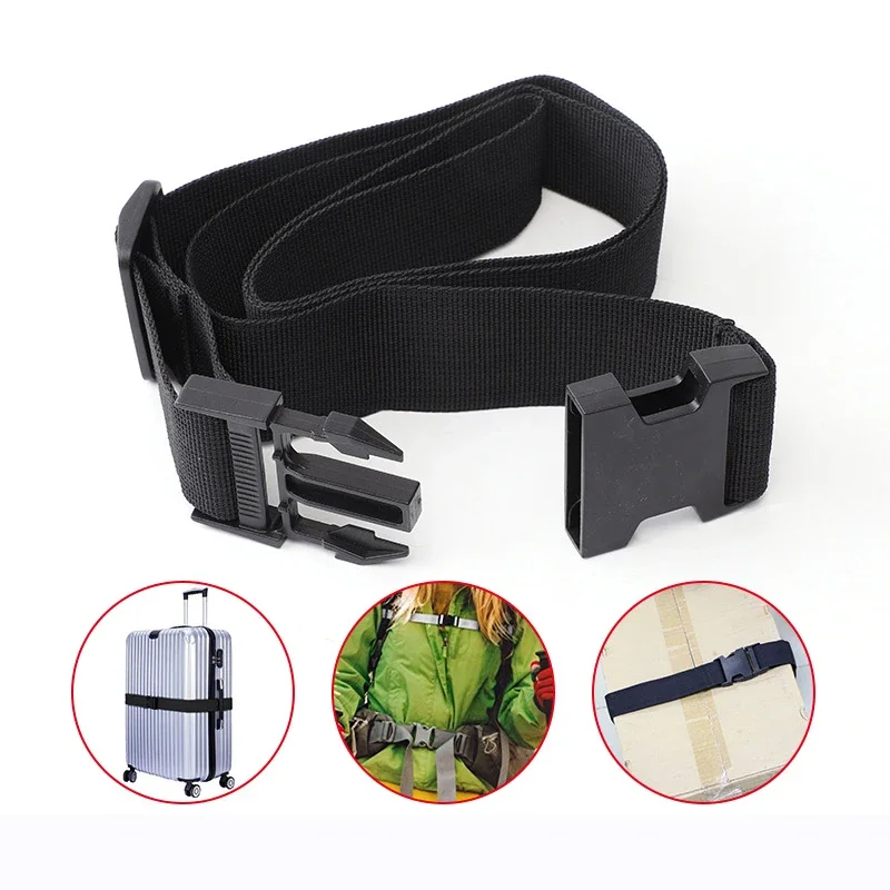 Travel Luggage Strap Adjustable Luggage Cross Packing Belt Baggage Suitcase Protective Straps Travel Accessor Travel Essentials