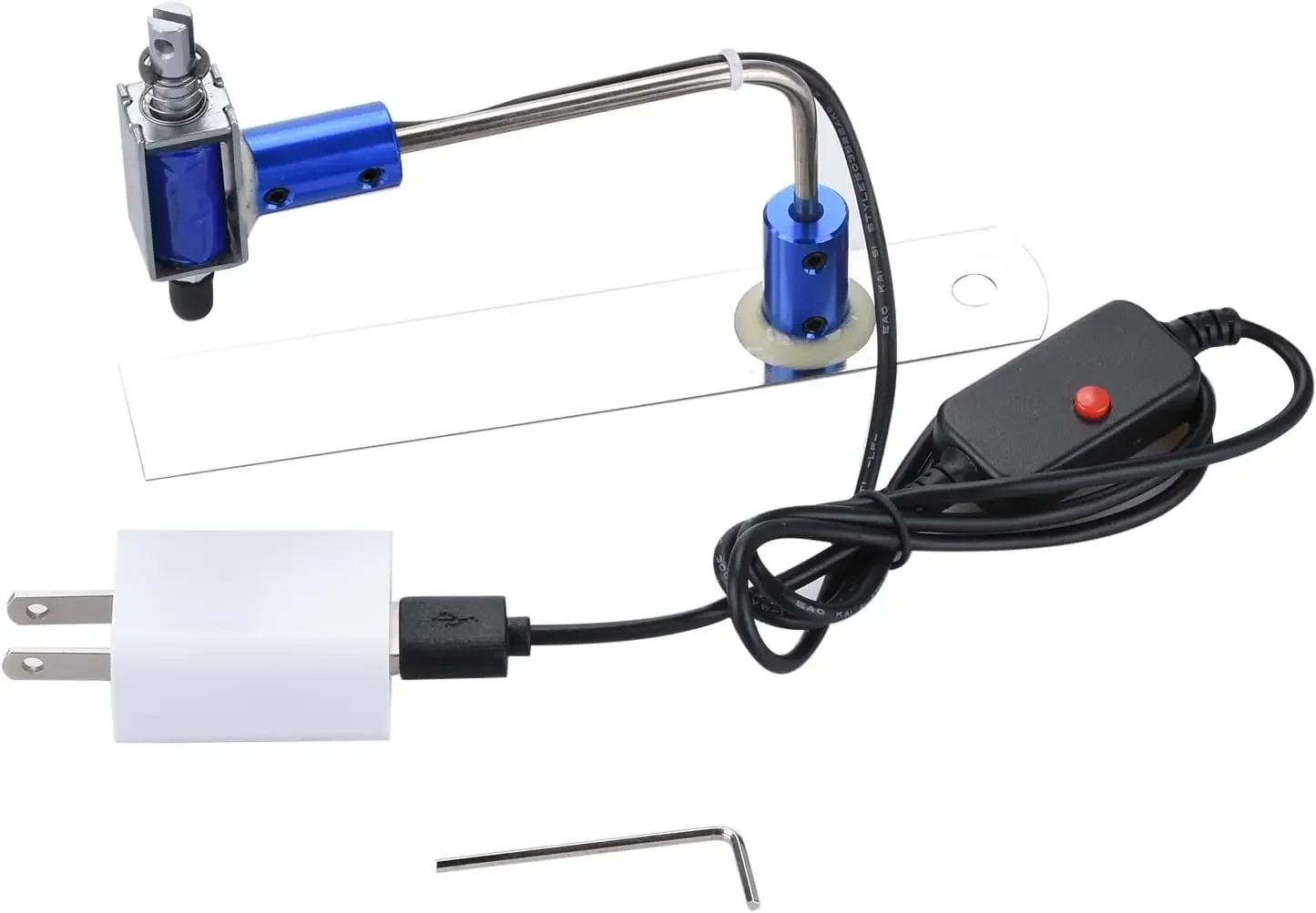 Adjustable Computer Keyboard Clicker-Physics Auto Random Click Game Assist Click Randomly and Game Auxiliary Anti-Dropping 1-30S