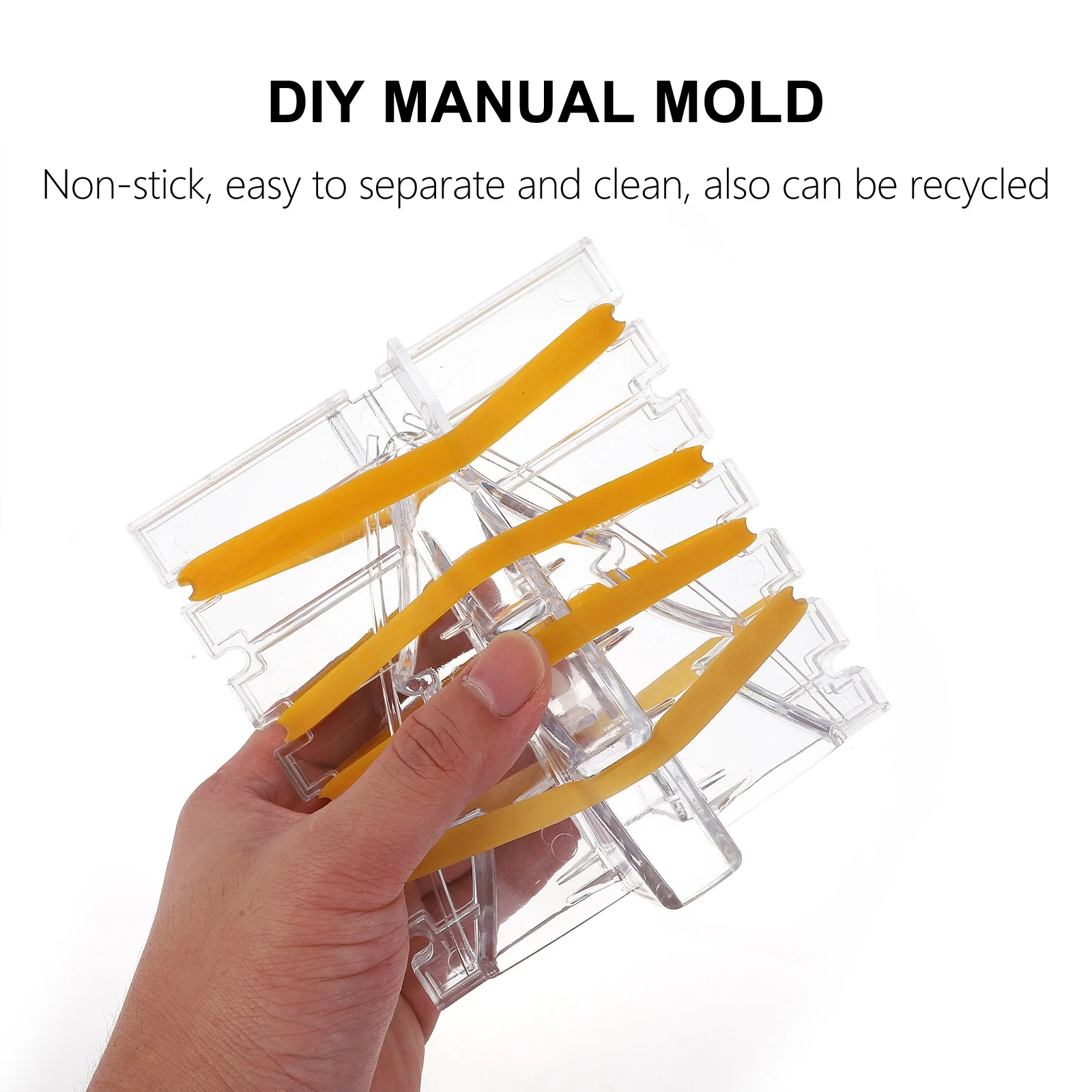 

Christmas Mold Plastic DIY Cross Shape Craft Mould for Creative Crystal Epoxy Making Handmade Holiday Decor