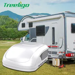 Treeligo Heat and Cool RV Rooftop RV Air Conditioner 115V 220V Motorhome TruckCamper Van Caravan Car Park Air Conditioning