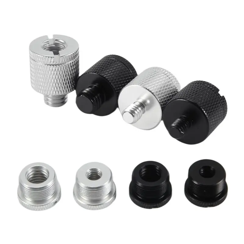 B24B 8 Pack Mic Stand Adapter Set 5/8 Female To 3/8 Male, 3/8 Female To 5/8 Male, For Microphone Stand Boom Camera Tripod