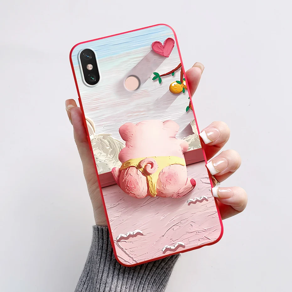 For Xiaomi mi Max 3 Case Cute Panda Cartoon Soft TPU Silicone Cover For Xiaomi mi Max 3 Max3 6.9\'\' Phone Protective Fundas Case