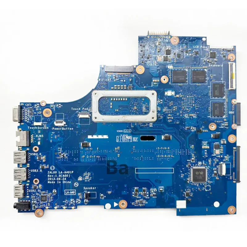 For Dell For Latitude 3540 Laptop Motherboard LA-A491P DDR3 CPU I5-4210U 100% Test OK