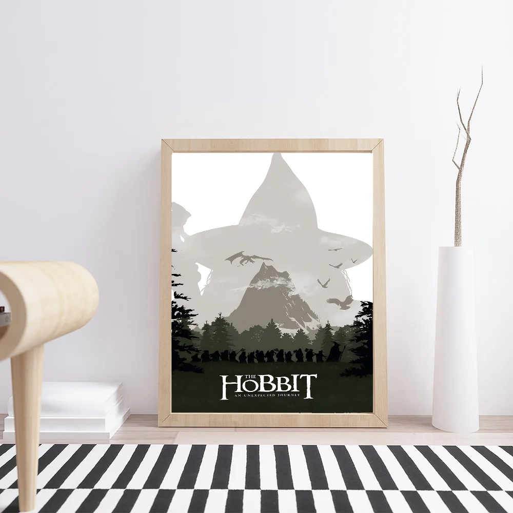 Movie The Hobbit Anime Posters Sticky Whitepaper Sticker DIY Room Bar Cafe Kawaii Room Decor