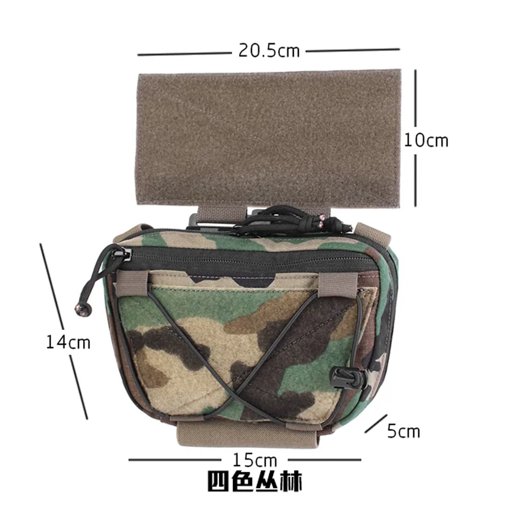 Tactical Multi-purpose RAID Drop down Pouch MK3 MK4 D3CRM Compatible Chest Rig Hanging Bag