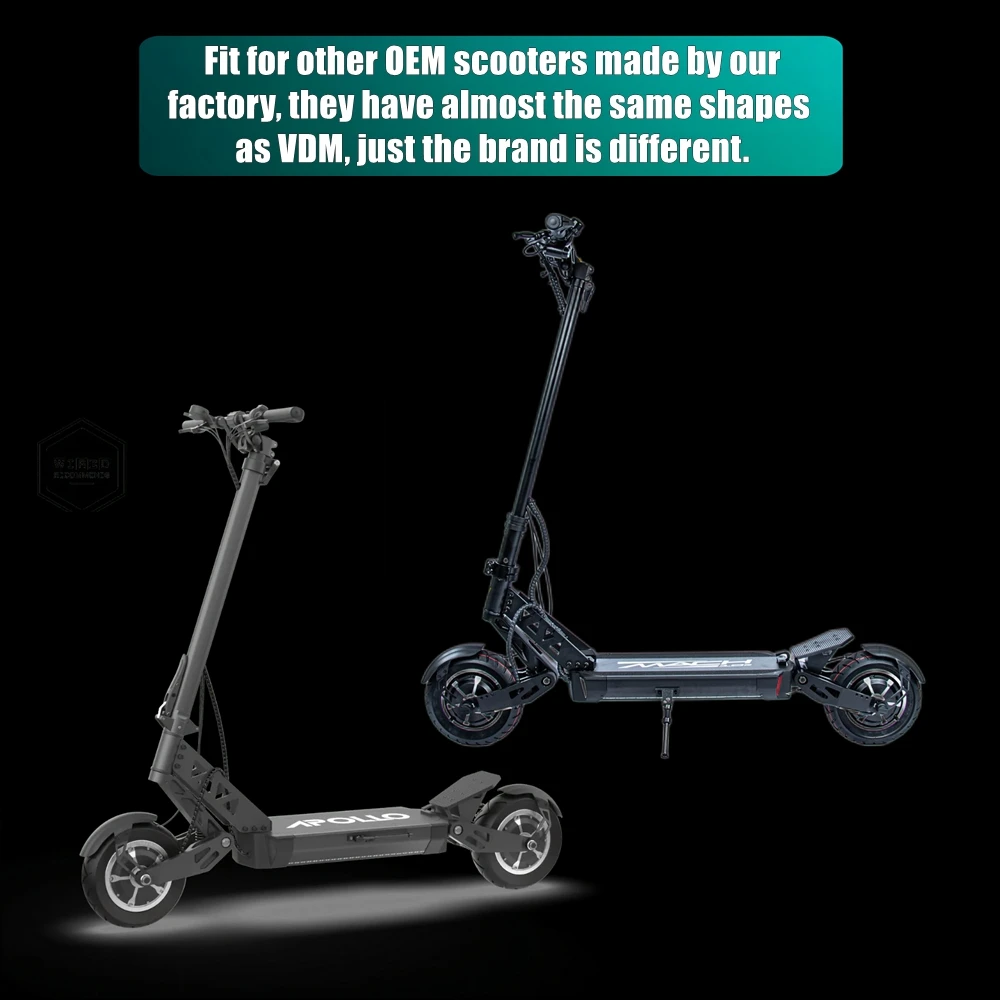 Anti-Slip Deck Sticker for VDM APOLLO GHOST E-GLIDE MACH 10 VDM-10 Electric Scooter Non-Slip Frosted Tape Decal Abrasive Paper