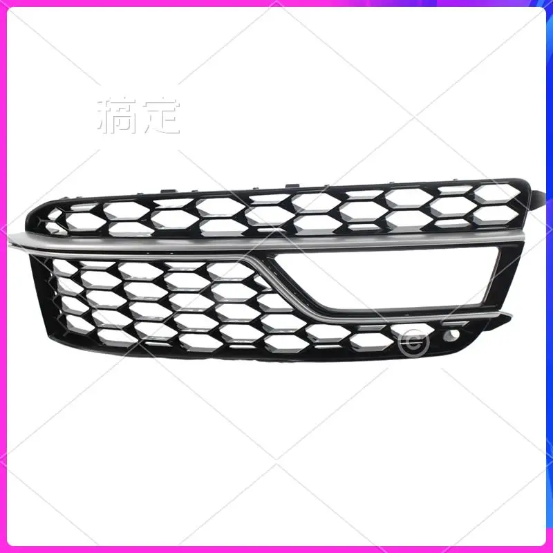 

NEW-Right Chrome Car Front Bumper Mesh Fog Light Cover Honeycomb Grill Grille Cover For S5 A5 S-Lines 2013-2016 Accessories