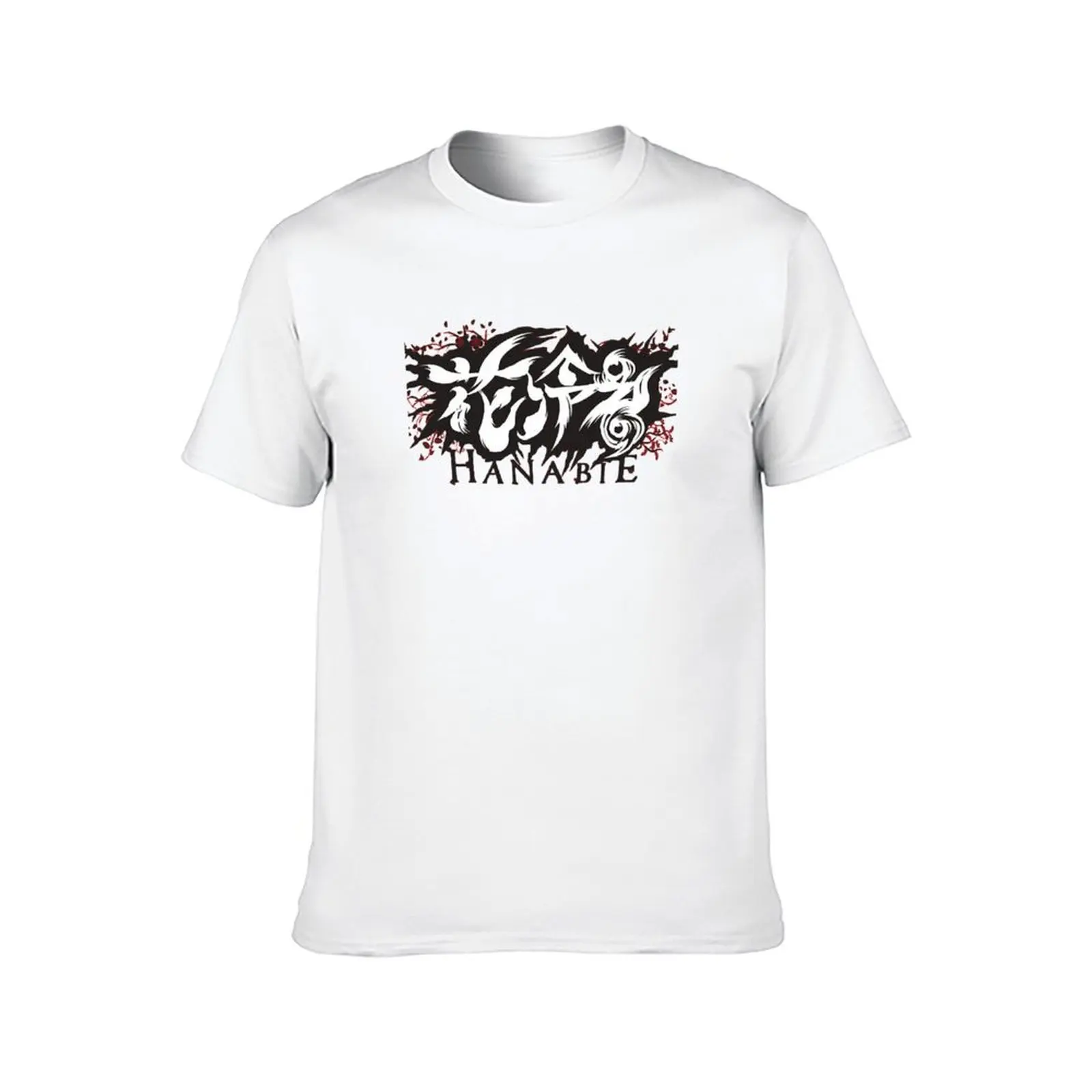 100% t luxury cotton shirts man T-Shirt t Hanabie shirt Logo