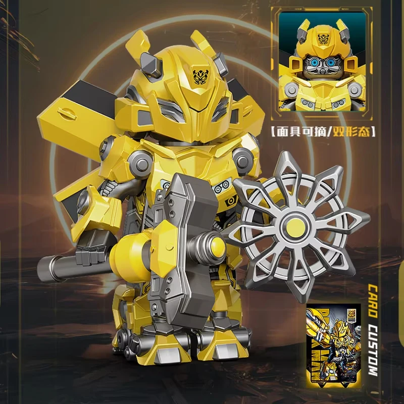 TransDevices Optimus Prime Megatron Bumblebee Figure Statue, Modèle de commandant d'arme, Collection de beurre, Décoration de chambre, Jouets, Cadeau