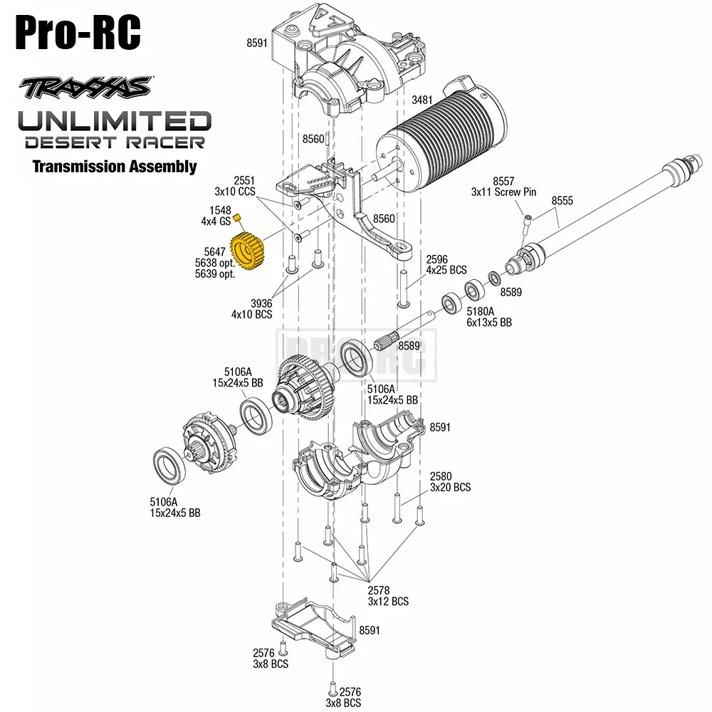 1Pcs HD Steel 5647 Motor Pinion Gear 27T 0.8Mod 32P for Traxxas 1/7 Unlimited Desert Racer UDR 85076-4 85086-4 RC Car Part