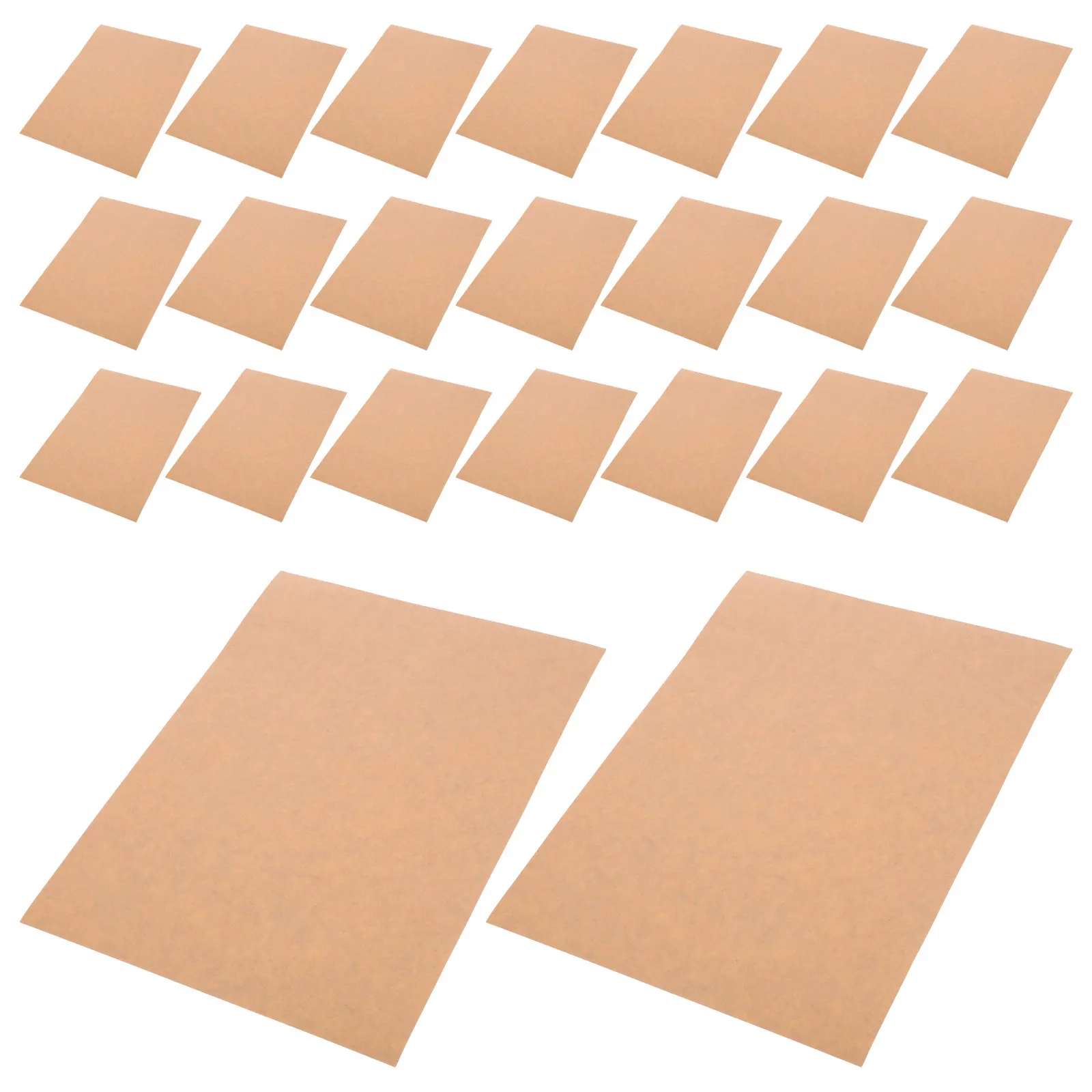 Printable Adhesive Brown Kraft Paper Labels for Office School Warehouse Labeling Rustic Natural Sticker Paper for Printer