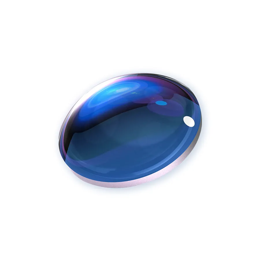 H-K9 plano-convex lens with single-layer magnesium fluoride antireflective coating