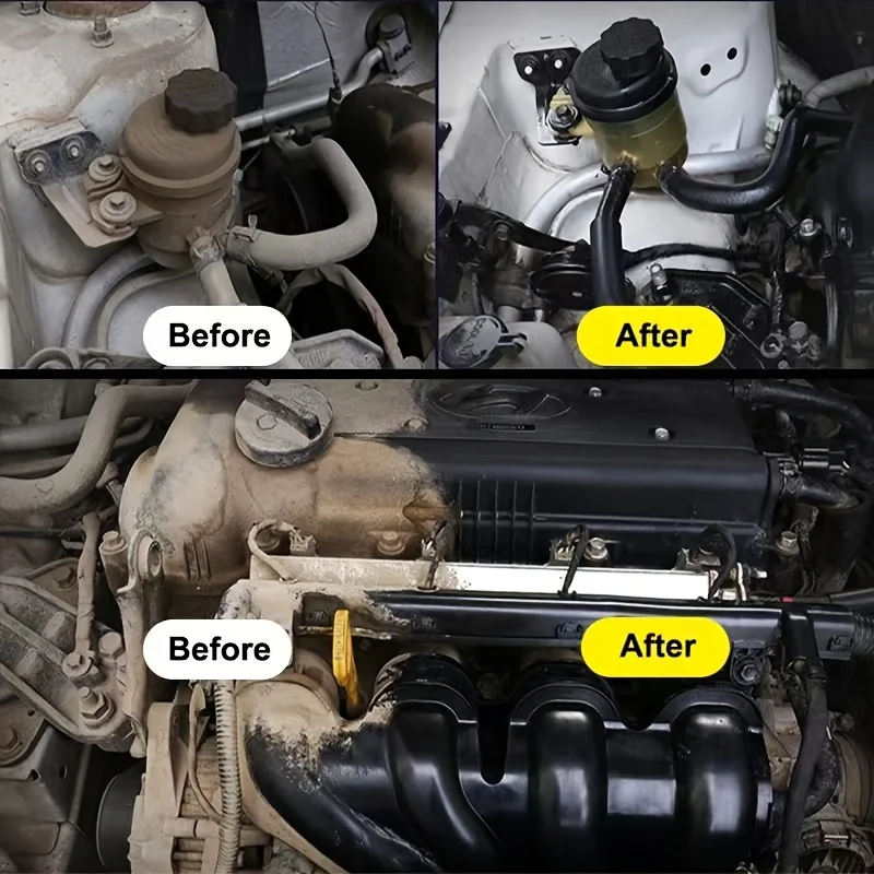 Очиститель отсека двигателя автомобиля, восстановитель обратно в черный глянцевый автомобильные товары, восстановление пластиковой кожи, восстановление полированного покрытия двигателя автомобиля