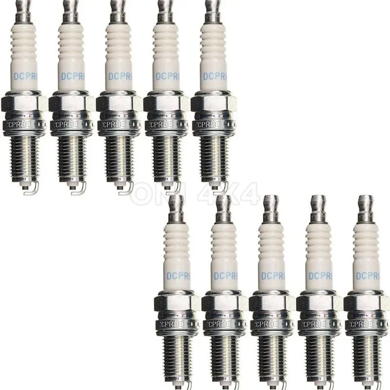 10PCS DCPR8E spark plugs for SeaDoo 4-Tec & All 130 155 185 215 255 260 RXP RXT X GTI GTX Wake GTS GTI 715900637 707000246 parts