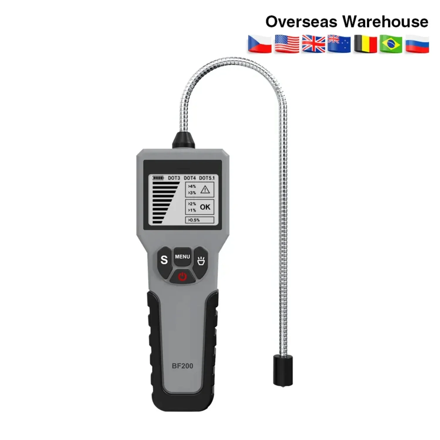 

Upgrade your essential car maintenance with the reliable BF200 Digital Auto Brake Fluid Tester - Convenient Indicator Check Disp