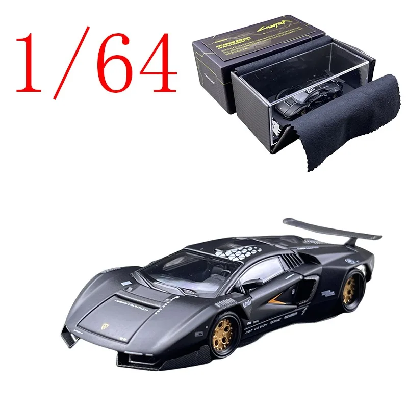 

PSC, литая под давлением модель автомобиля Lamborghini из сплава в масштабе 1/64, Lamborghini LP800-4 HEC TM, игровые транспортные средства, игрушки для мальчиков, подарок, оригинальная коробка