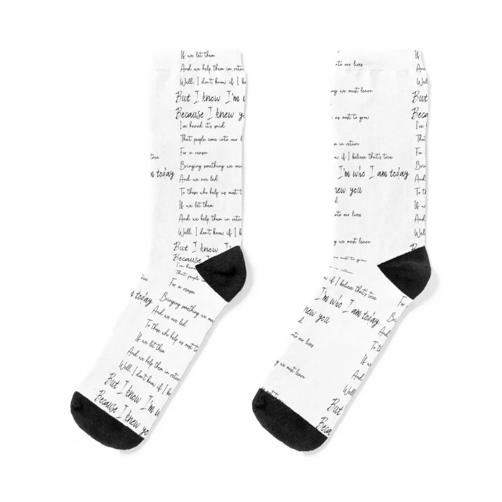 

For Good - Wicked the Broadway musical Socks sports stockings Crossfit Socks Male Women's