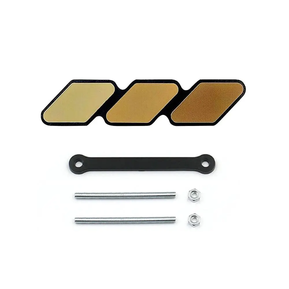 For Tundra Highlande Scratch Protector Anti-collision Car Protection 3 Grille Badge Modified Decorative Strip Emblem