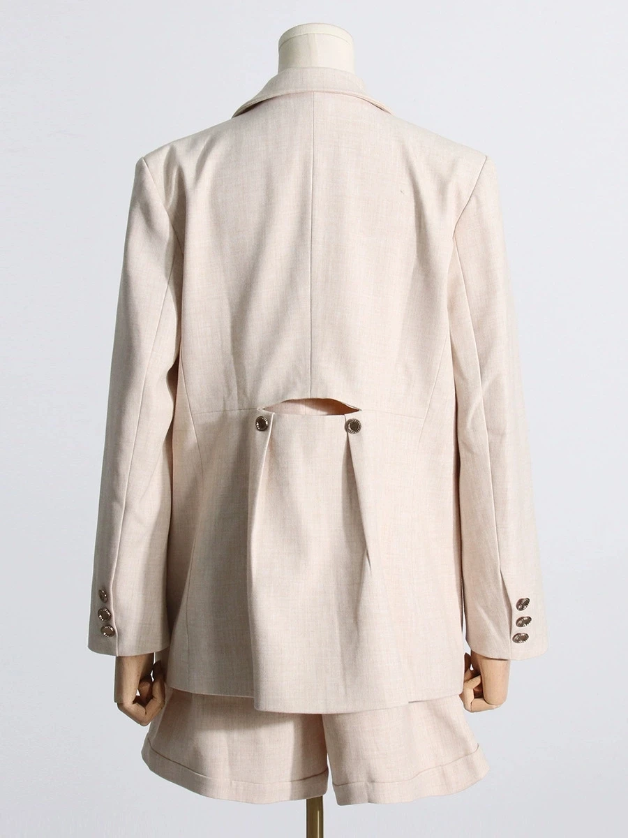 2025 sommer neue einfache temperament langärmelige anzug jacke weste anzug hosen anzug frauen professionelle tragen-GZXX 915