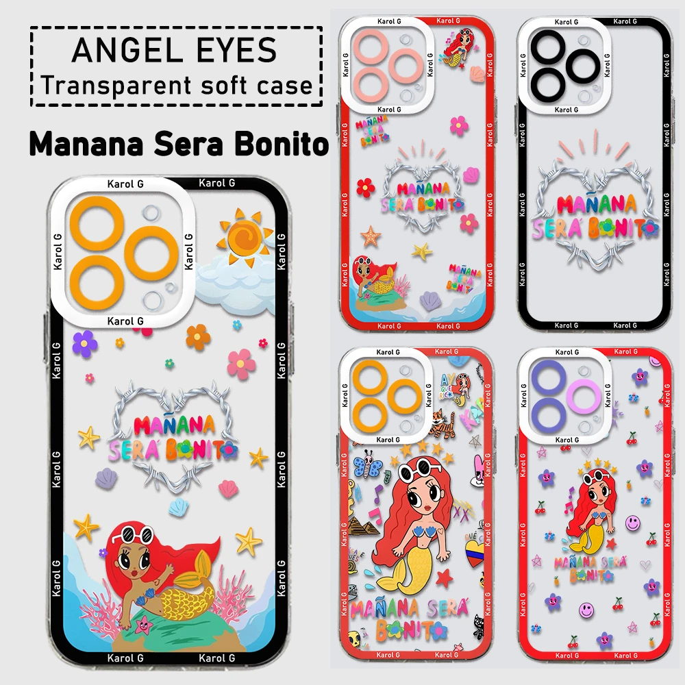 Karol G Manana Sera Bonito Phone Case For Samsung S24 S23 S22 S21 S20 S10 FE Note20 10 Plus Ultra Lite 5G Clear Soft TPU Cover