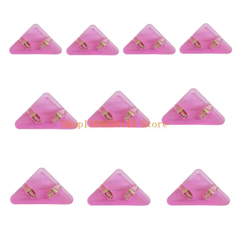 10Piece Multipurpose Plastic Corner Clips For Document Organization NonRusting File Holders Office School Supplies
