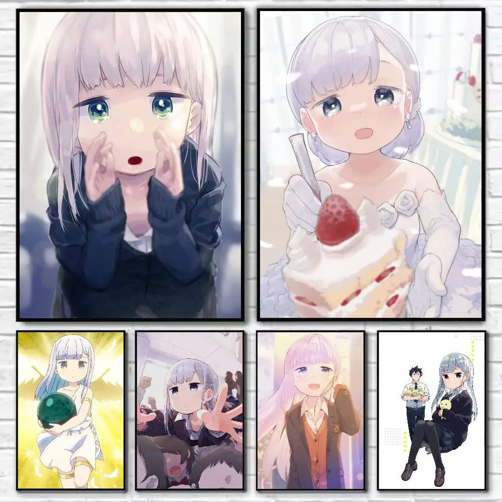 Aharen-san wa Hakarenai  Poster Self-adhesive Art Waterproof Paper Sticker Coffee House Bar Room Wall Decor