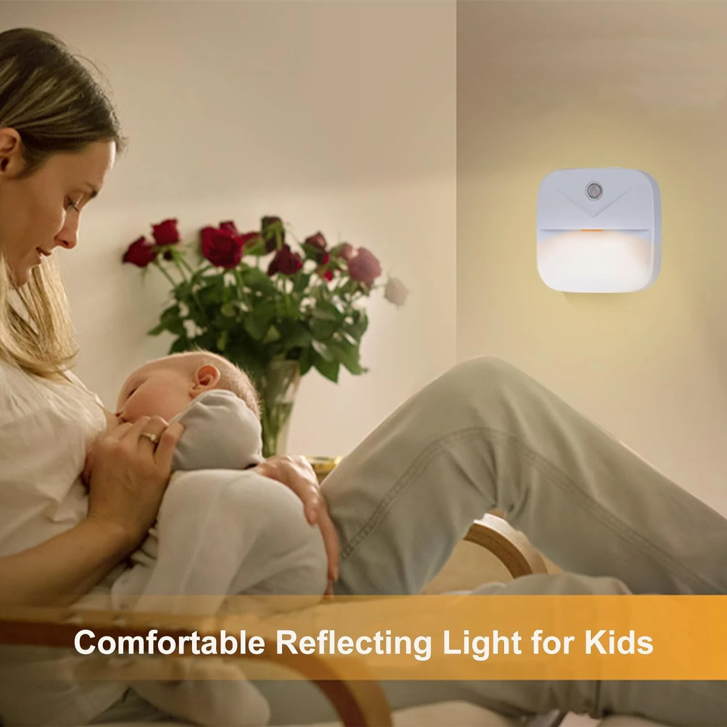 

Sleek and elegant set of 6 compact LED nightlights with warm gentle glow - Advanced plug-in technology for automatic dusk to daw