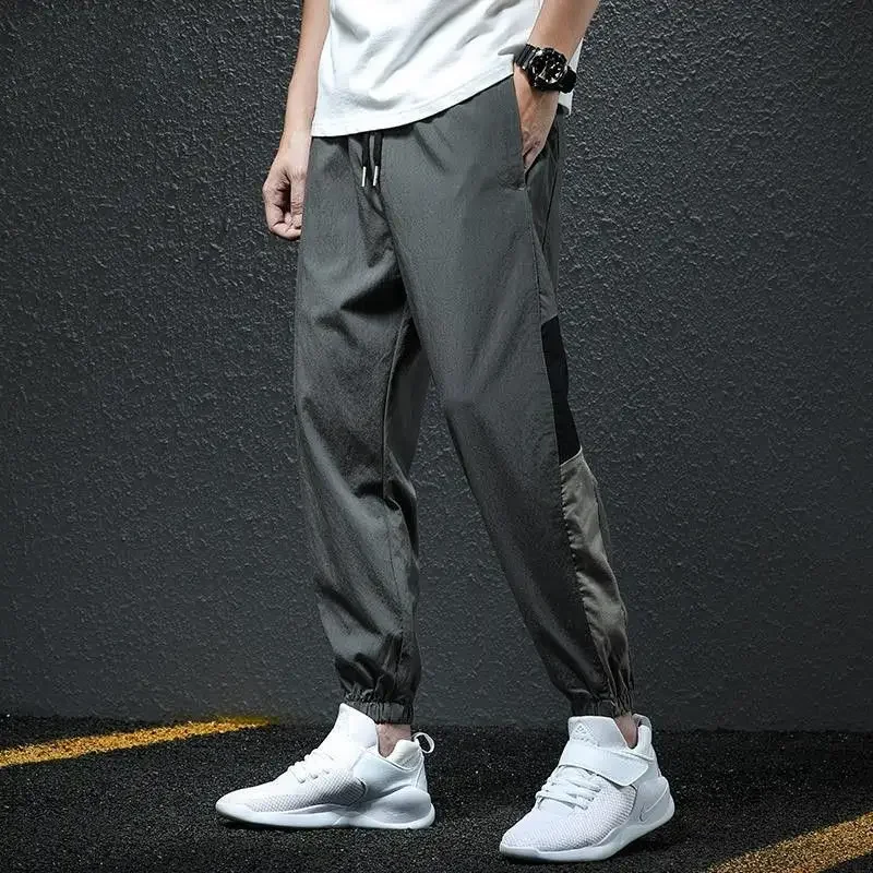 Trousers Man Joggers Fleece-lined Cargo Pants for Men Winter Harem Harajuku Big Size Cheap Emo High Quality Nylon Slacks Loose