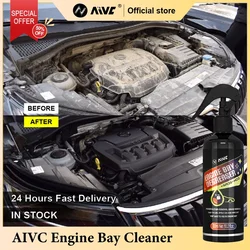 Engine Bay Cleaner AIVC-K Powerful Decontamination for Car Engine Compartment Deep Degreasing Remover Heavy Oil Dust Clean Spray