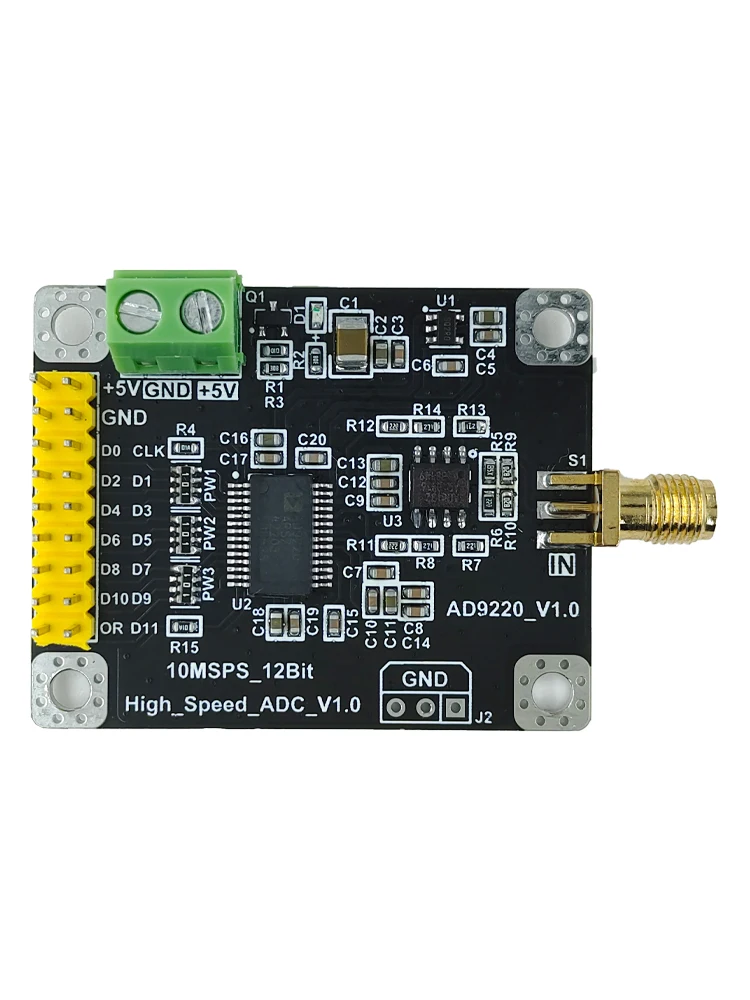 AD9220 module 12-bit high-speed ADC data acquisition analog-to-digital converter module 10MSPS sampling rate