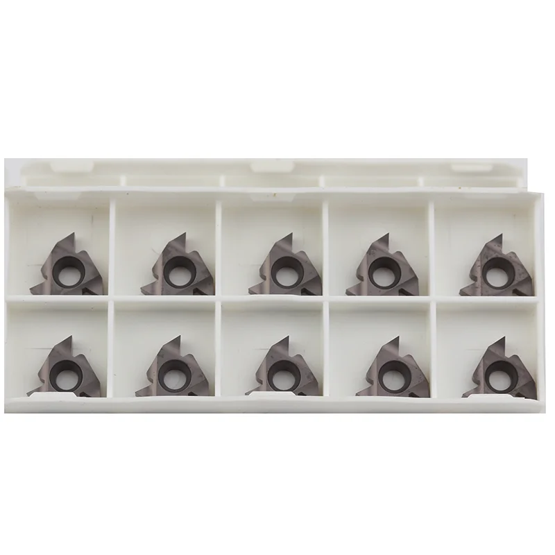 Outils de coupe de tour CNC, outil de tournage de filetage, inserts Cermet, DESKAR, 16IR 16ER, AG55, AG60, 1.5ISO, 2.0ISO, 11W, 14W, LF90, 10 pièces