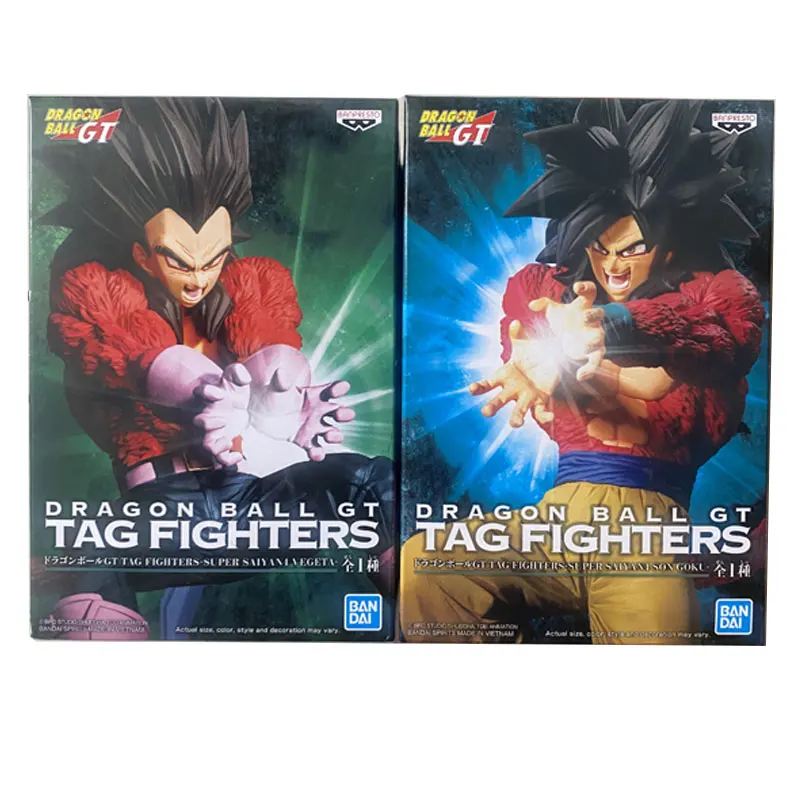 Bandai Dragon Ball GT Super Saiyan 4 Son Goku Vegeta IV TAGFIGHTERS  Action Figure Collection Model Brand New Genuine in Shelf