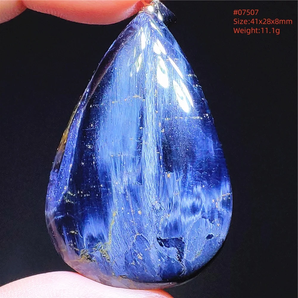

Натуральный синий кулон из питерсита, редкий камень, капля воды для женщин и мужчин, огонь, питерсит, кошачий глаз, ожерелье Намибия, ювелирные изделия AAAAAA