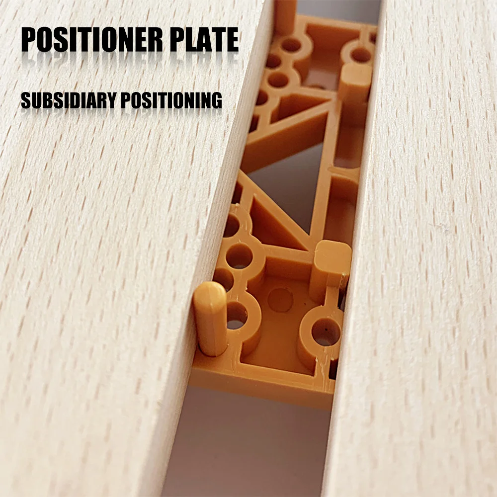 9Pcs 35mm Adjustable Forstner Drill Bit set Hinge Jig Position tools Woodworking Cabinet door drilling guide locator Sets