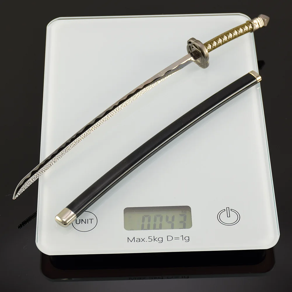 Moonveil Katana Samurai – jouet épée périphérique de jeu 26cm, mise à niveau du Snap intégré, modèle d'ornement artisanal entièrement en métal, Collection cadeau