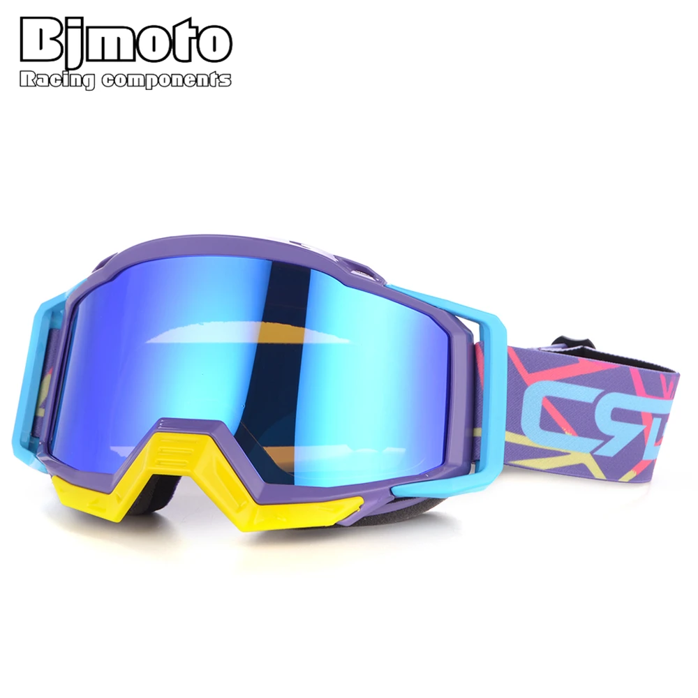 BJMOTO New Wan Women Oculos MX Motocross Goggles Offroad Dirt Bike Motorcycle Helmets Google Ski Glasses Sport Gafa