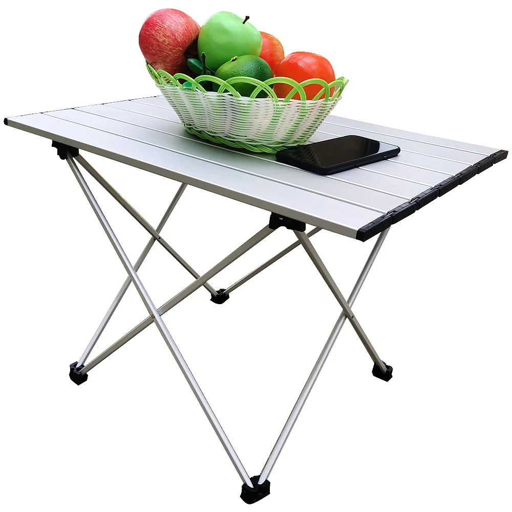 

Lighten UP Mini Camping Table Ultralight Portable Aluminum Alloy Outdoor Table Roll-Up Folding Table for Backpacking Picnic BBQ