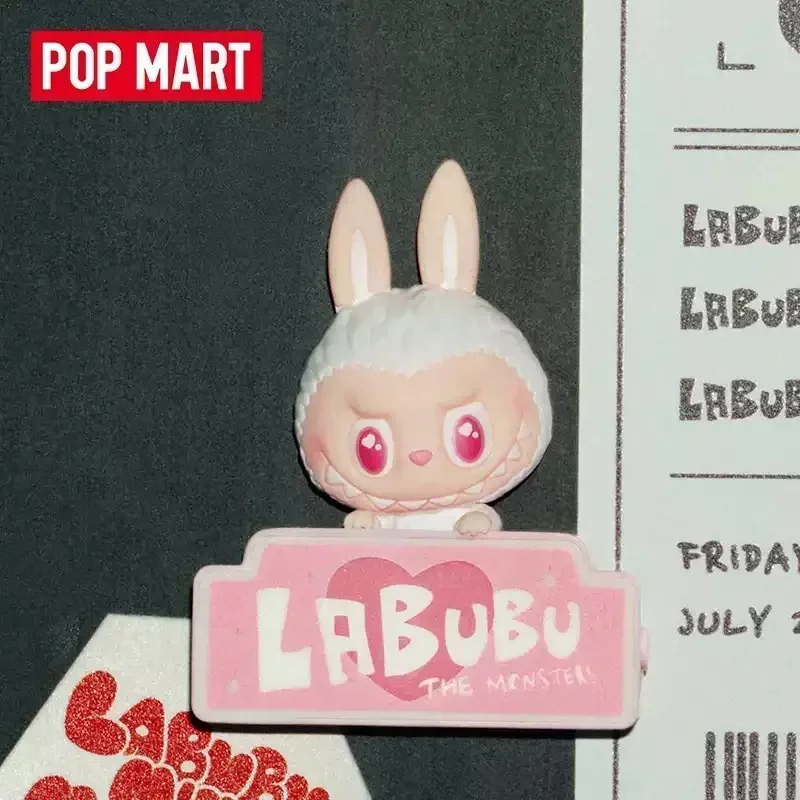 

POP MART The Monsters Wacky Mart Series Fridge Magnets - Blind Box Guess Bag Mystery Anime Figure Ornaments Collectible Doll