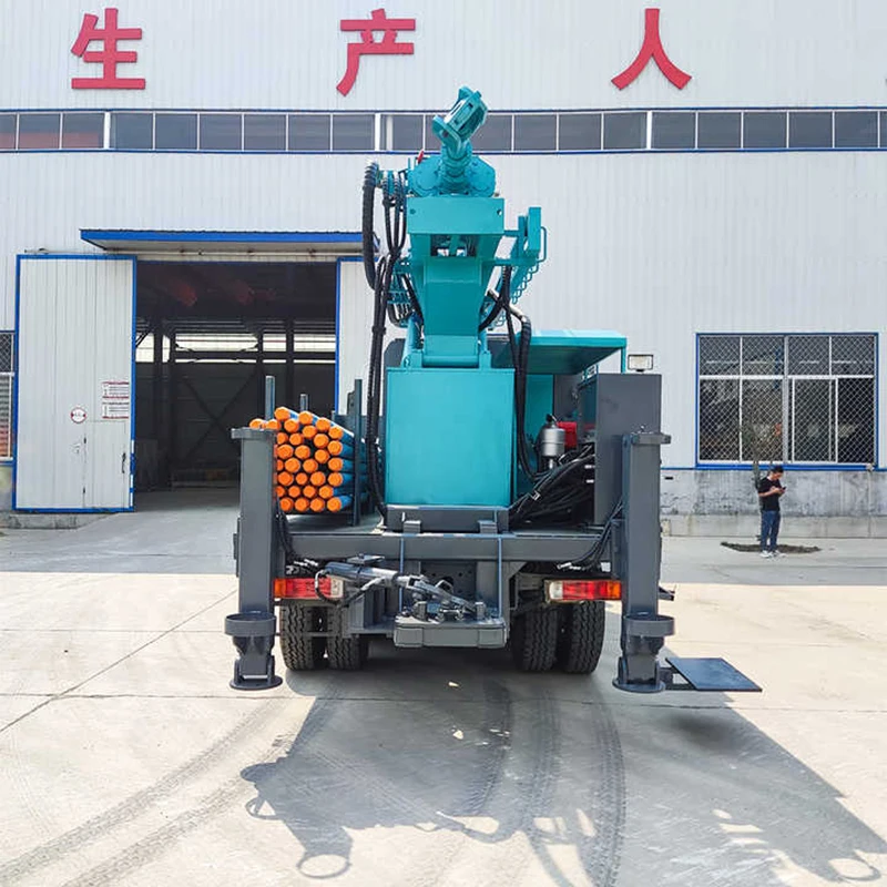 جهاز حفر آبار المياه المثبت على الشاحنة 400 م 600 م للبيع