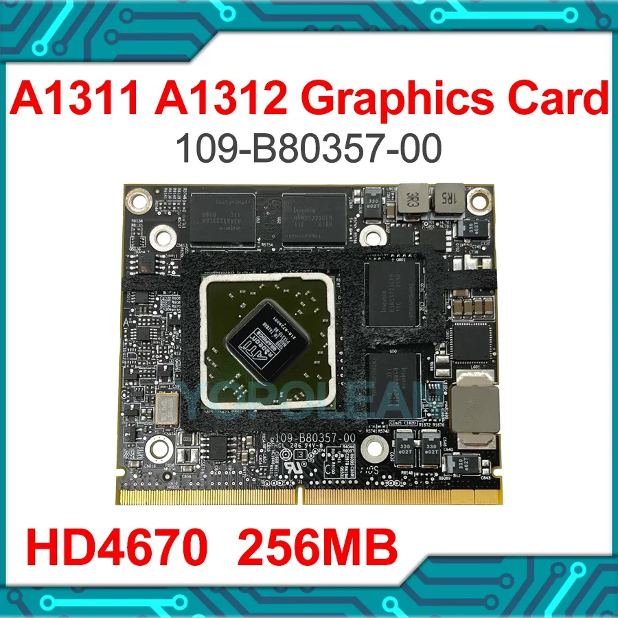 Original for iMac A1312 A1311 109-B80357-00 for ATI Radeon HD 4670 HD4670 HD4670m 256MB Graphics Video Card Drive Case