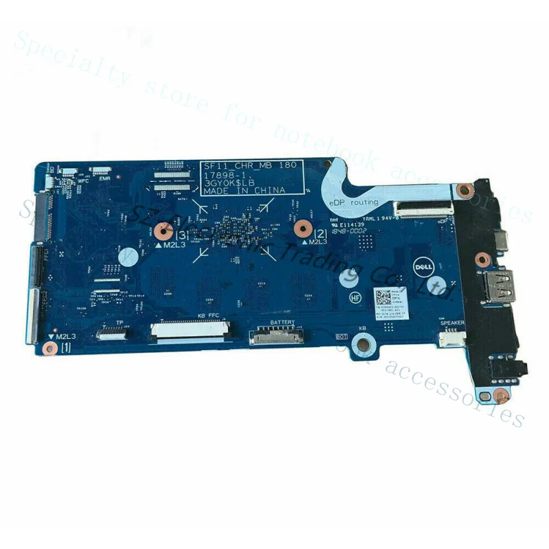 A+For Dell Chromebook 11 5190 Motherboard 4G 32G 089TFY 17898-1