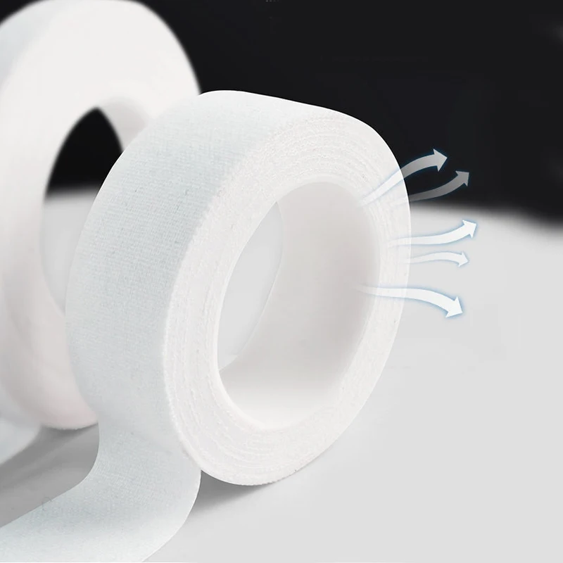 12.5/25mm/Roll Medical Waterproof Cotton Adhesive Tape Sport Binding Physio Muscle Elastic Bandage Strain Injury Tape