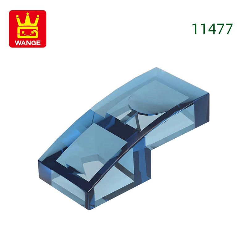 Wange 310 stks/partij 11477 Helling Gebogen 2x1x2/3 Blok Moc Kleur Accessoires Compatibel met Baksteen DIY kinderen Speelgoed Montage Onderdelen