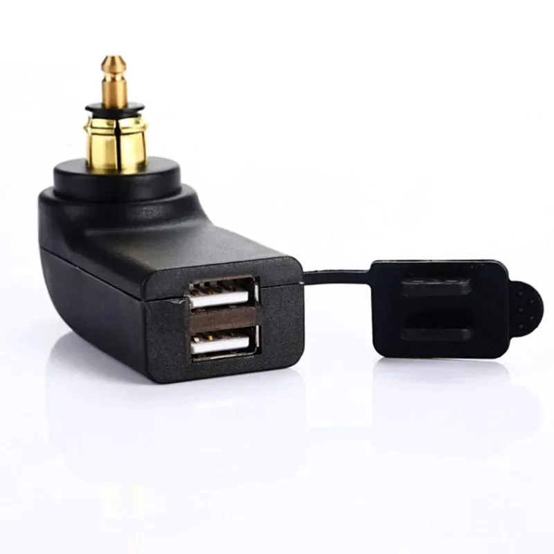 

For R1200GS Adventure R1250GS ADV R1200RT S1000XR DIN Hella Port Plug Socket F850 F650 GS Dual USB Charger Power Adapter