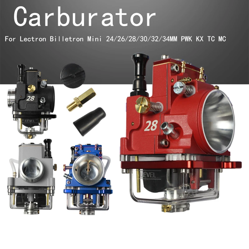 KENADA RACING High-Spec Modified Carburetor For PWK KX TC MC Lectron Billetron Mini 28/30/32/34mm High Speed Adjustable