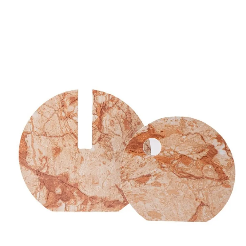 

Light luxury modern art, marble cutting board, decorative ornaments