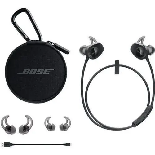 SoundSport Wireless Bluetooth In Ear Headphones Earphones Sport Earbuds Black